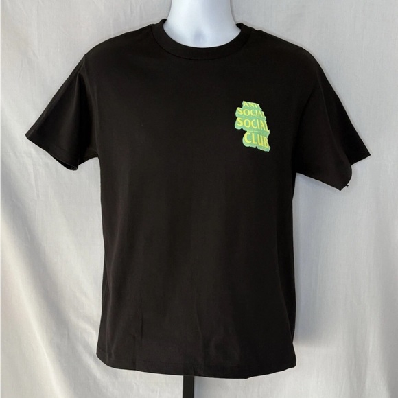 Medium - Authentic Anti Social Social Club “Quest for Love” Tee Black ASSC NWT - Picture 2 of 2
